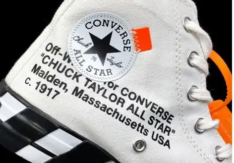 Black O-W White 2.0 Converse 163892C X 0531